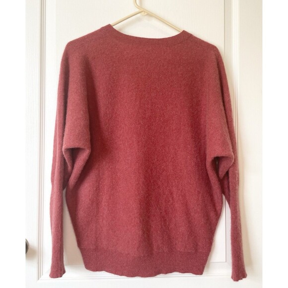 Garnett Hill Women’s Cashmere Sweater Essential V Neck Pullover Size Medium - Picture 3 of 12